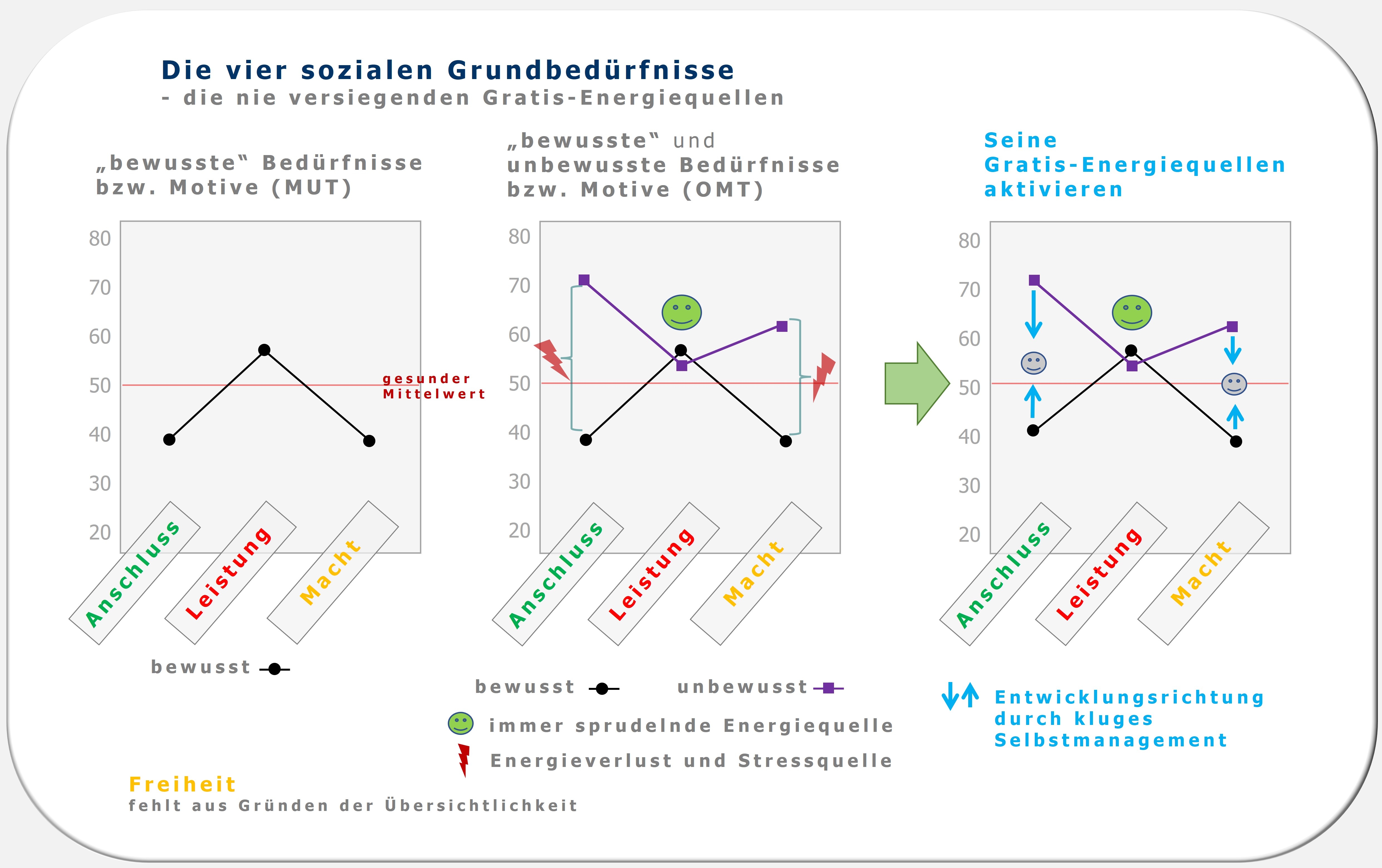 OMT, MUT, Motive, PSI-Theorie, Julius Kuhl, Beduerfnisse, Bedürfnisse, Hartmut Neusitzer, Selbststeuerung, Zürcher Ressourcen Modell