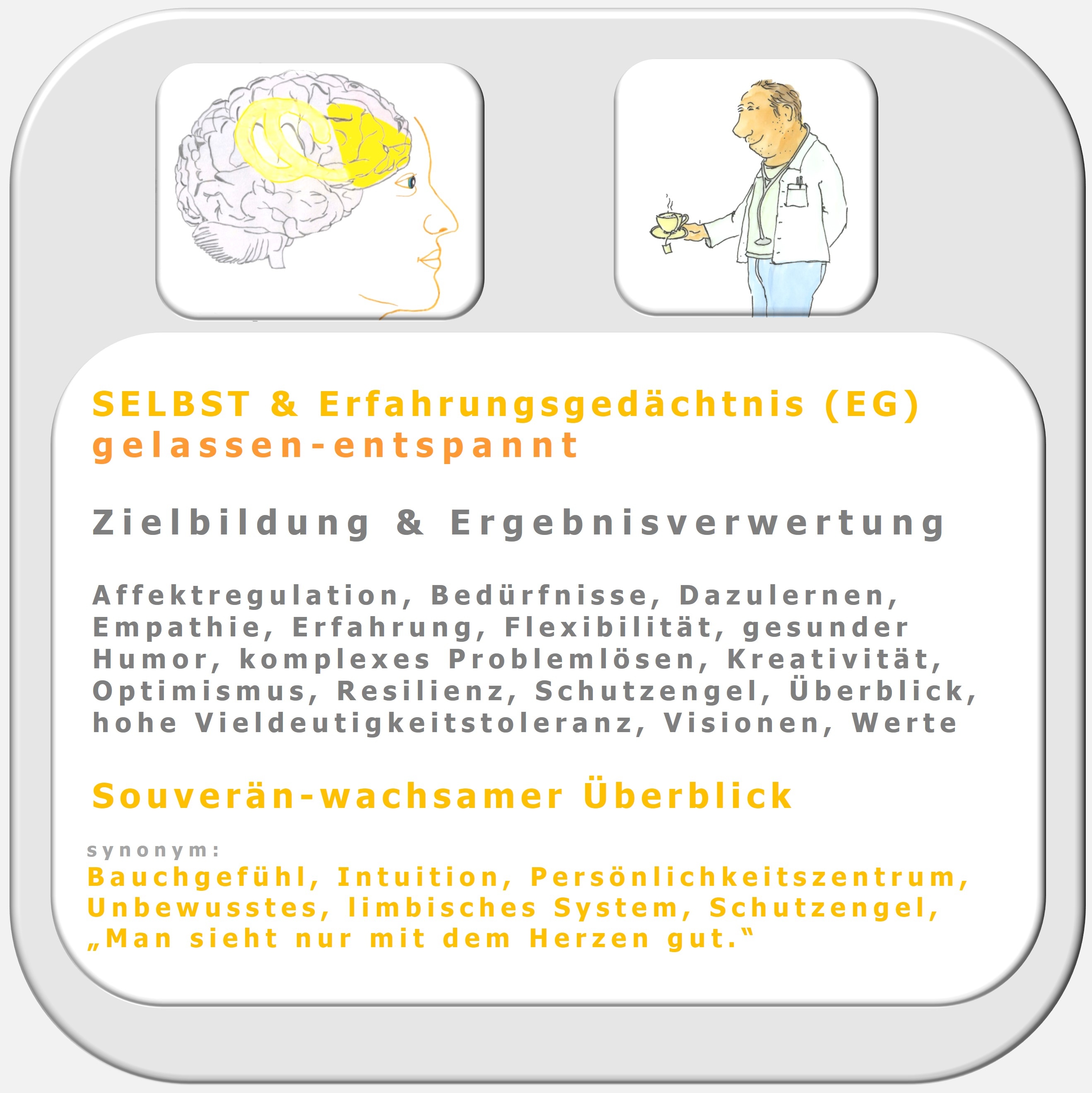 Limbisches System, Unbewusstes, emotionales Erfahurungsgedächtnis, Das Selbst, Hartmut Neusitzer, Maja Storch