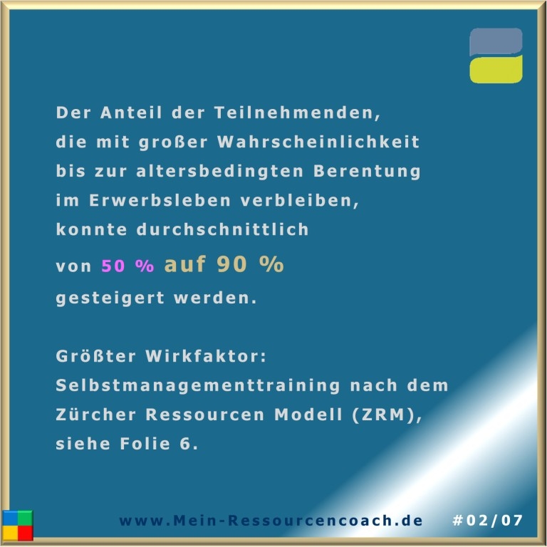 GUSI, ZRM, DRV, Deutsche Rentenversicherung, Zürcher Ressourcen Modell, Hartmut Neusitzer 