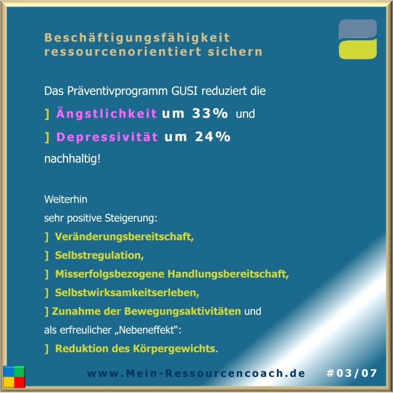 GUSI, ZRM, DRV, Deutsche Rentenversicherung, Zürcher Ressourcen Modell, Hartmut Neusitzer 