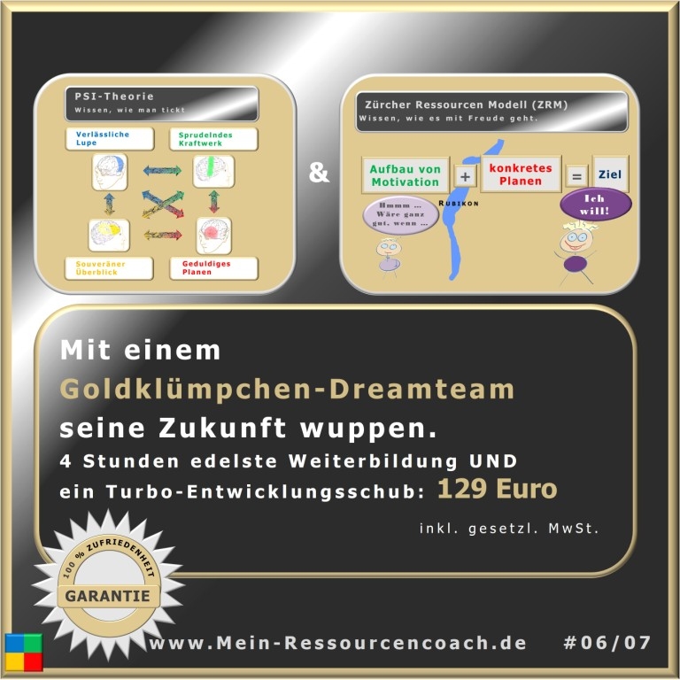 GUSI, ZRM, DRV, Deutsche Rentenversicherung, Zürcher Ressourcen Modell, Hartmut Neusitzer 
